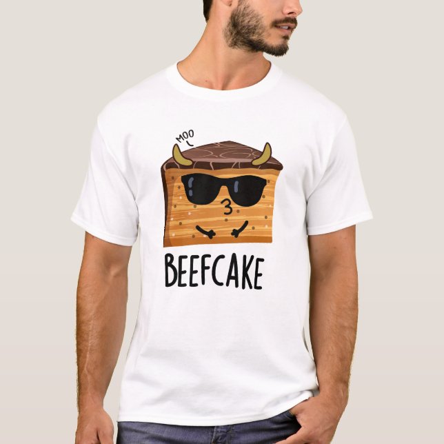 Camiseta Beefcake Funny Pun (Frente)