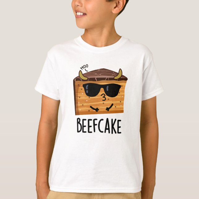 Camiseta Beefcake Funny Pun (Frente)