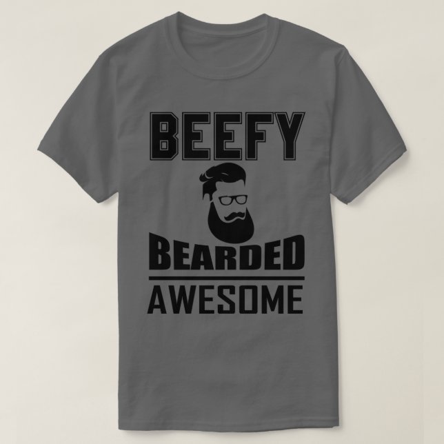 Camiseta Beefy Bearded Incrível 1 (Frente do Design)