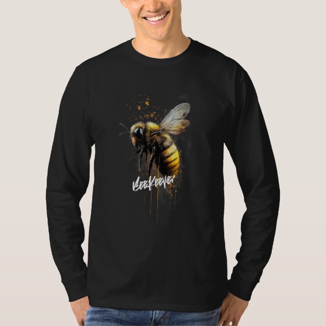 Camiseta Beekeeper Beekeeping Honey Apiarist Honeycomb Bee (Frente)