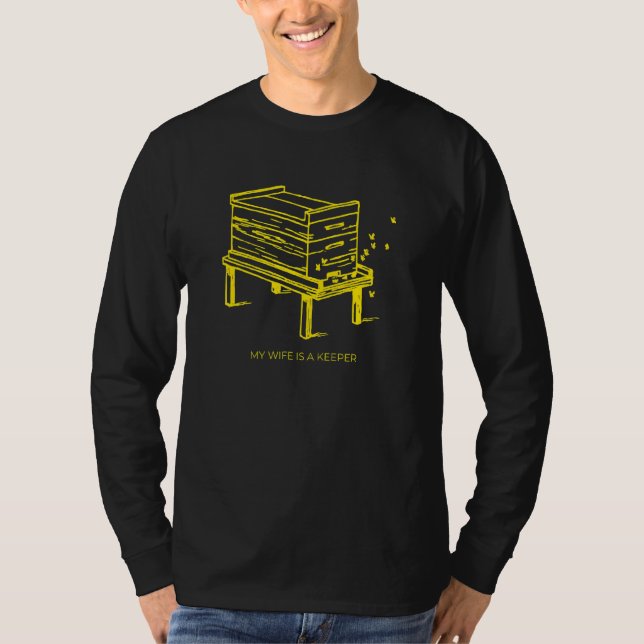 Camiseta Beekeeper Husband Honey Beehive (Frente)