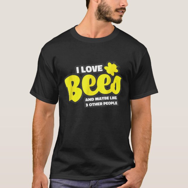 Camiseta Beekeeper Idea Honey Bee Keeping Fazenda (Frente)