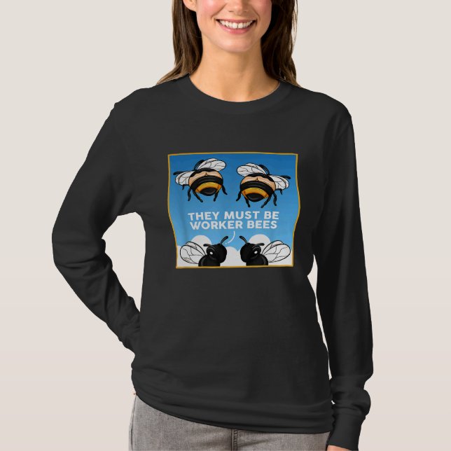 Camiseta "Beekeeper Meme I Worker Abelhas For Apiarist" (Frente)