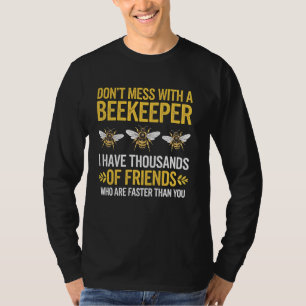 Camiseta Beekeeper Não se meta com doação de apicultura de
