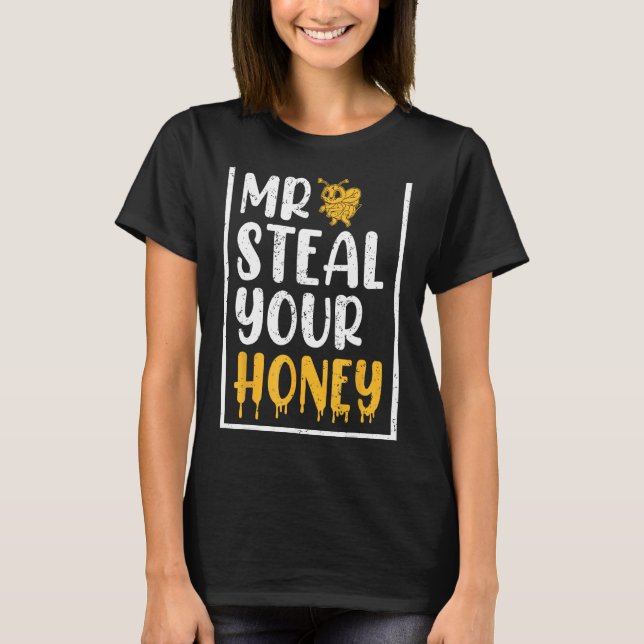 Camiseta Beekeeper Sr. Rouba Sua Abelha De Mel (Frente)