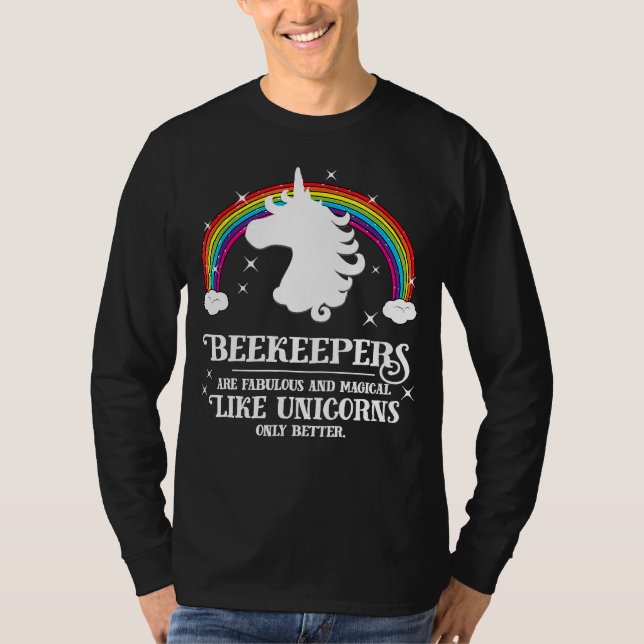Camiseta Beekeepers Fabulosos Mágicos Como Unicórnios Arco- (Frente)