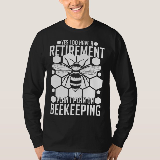 Camiseta Beekeeping Honey Farmer Bees Beginner Beekeeper  1 (Frente)