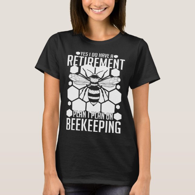 Camiseta Beekeeping Honey Farmer Bees Beginner Beekeeper  1 (Frente)