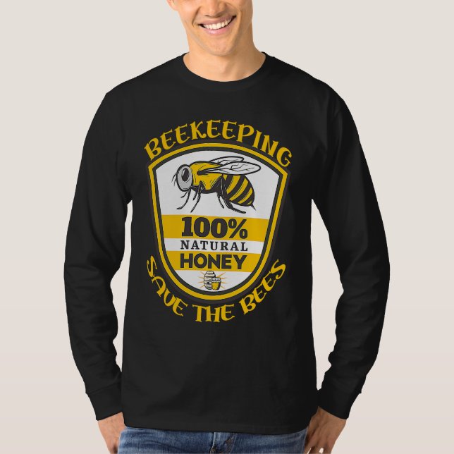 Camiseta Beekeeping Save The Bees Quote (Frente)