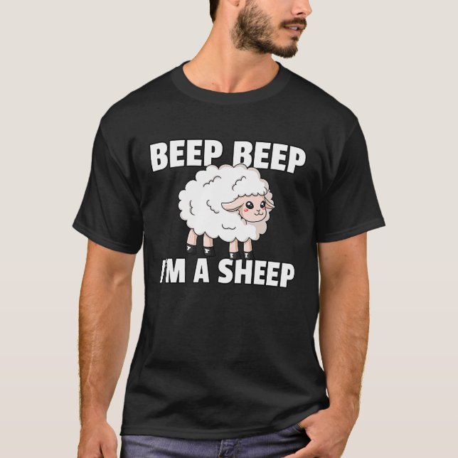 Camiseta Beep Beep I'm A Sheep Costume For A Lamb Farmer (Frente)