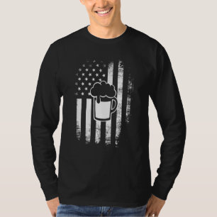 Camiseta Beer 4º De Julho, United State America Flag Patr
