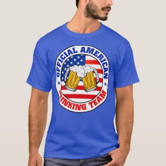 Camiseta Beer American Flag Independência Dia 4 de julho Ho