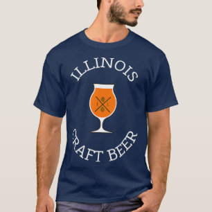 Camiseta Beer Artesanato Local de Illinois