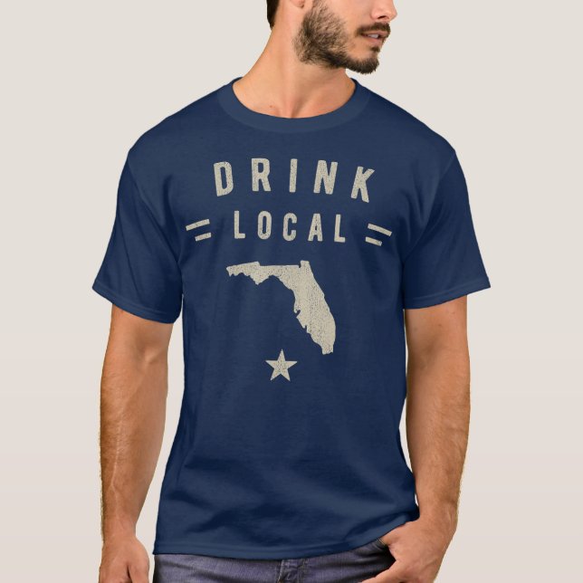 Camiseta Beer Artesanatos Locais Da Flórida (Frente)