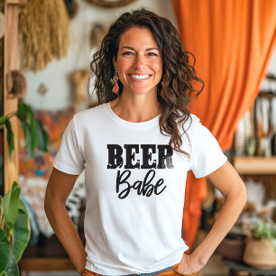 Camiseta Beer Babe Cerveja de Mulheres Engraçada