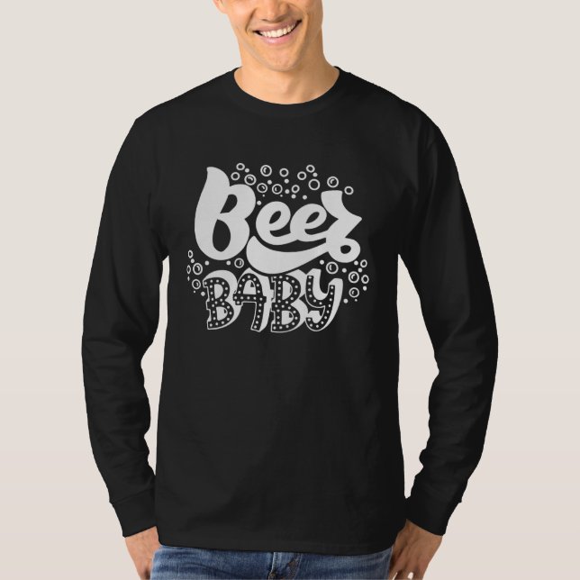 Camiseta Beer Baby Drinking Beer Breweries Pilsner (Frente)