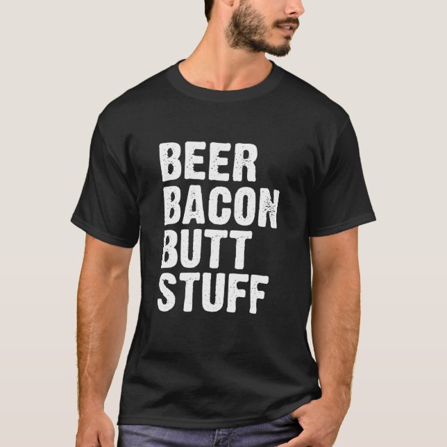 Camiseta Beer Bacon - Bumbum (Frente)