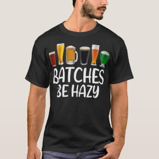 Camiseta Beer Batts Seja Hazy Funny Home Artesanato Cerveja
