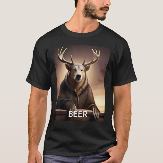 Camiseta Beer Bear Deer (Frente)