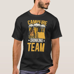 Camiseta Beer Beer Alcoólica da Equipe de Bebendos de Campf