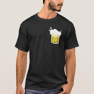 Camiseta Beer Beer Em Qualquer Hora Falso Bolso De Cerveja