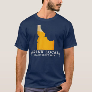 Camiseta Beer Beer Idaho T Shirt, Bom Artesanato Local