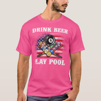 Camiseta Beer Beer Jogar Piscina I Piscina Engraçada Jogado