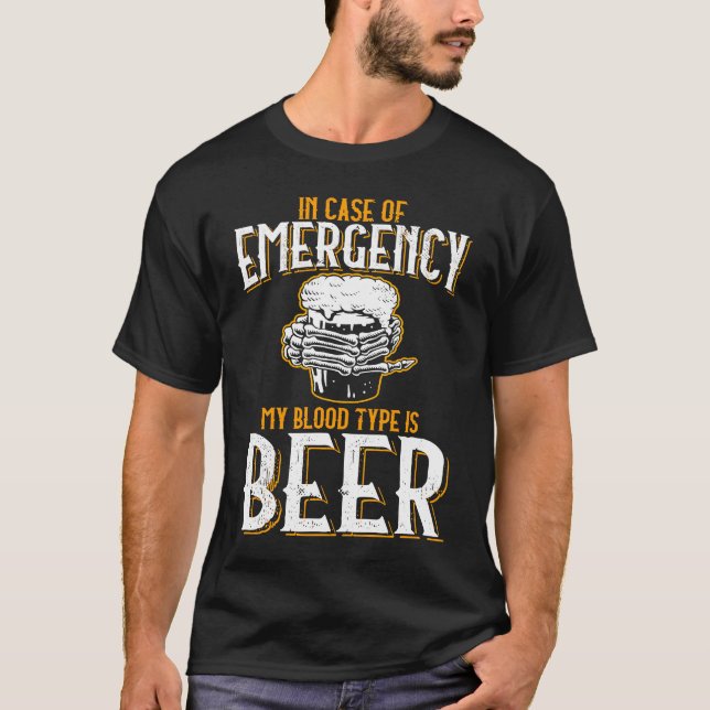 Camiseta Beer Beer Lovers Hops Malt Saufen Alcohol Saying (Frente)