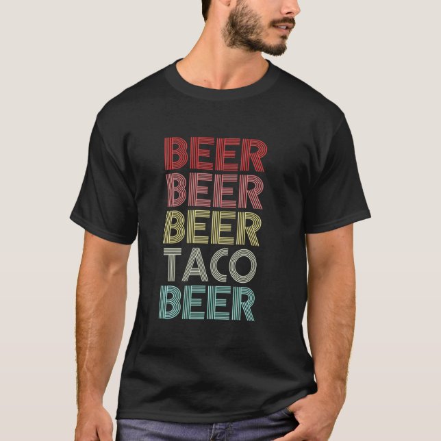 Camiseta Beer Beer Taco Beer Cinco De Mayo (Frente)