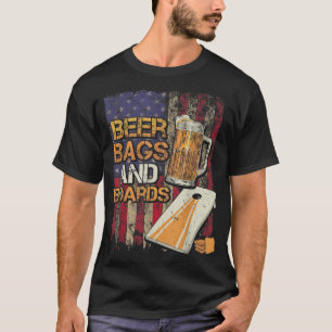 Camiseta Beer Bolsas e Conselhos USA Mesa Game Cornhole Pla