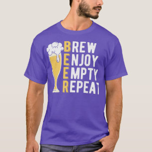 Camiseta Beer Brew Aproveite a classificação de Repetição d