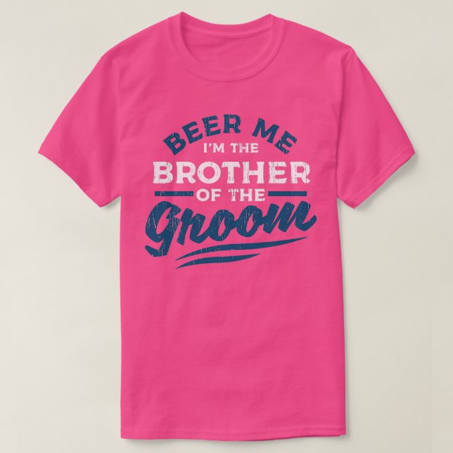 Camiseta Beer Brother of Groom (Frente do Design)