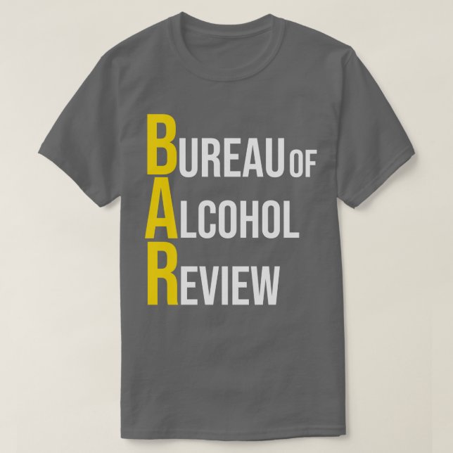 Camiseta Beer Bureau of Alcool Review (Frente do Design)