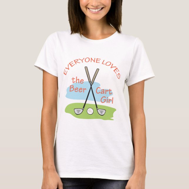 Camiseta Beer Cart Girl (Frente)