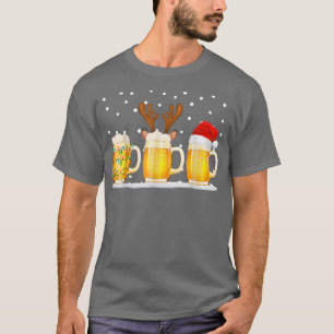 Camiseta Beer Christmas Mug Papais noeis Reincerveja Xmas