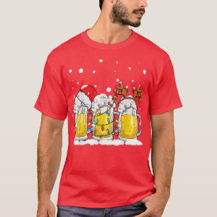 Camiseta Beer Christmas Mug Papais noeis Reincerveja Xmas l