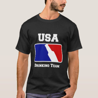 Camiseta Beer Da Equipe De Bebendos Dos Eua