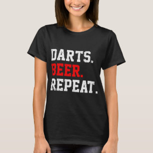 Camiseta Beer Darts Beer Repete Jogador Dart Dark Dartboa