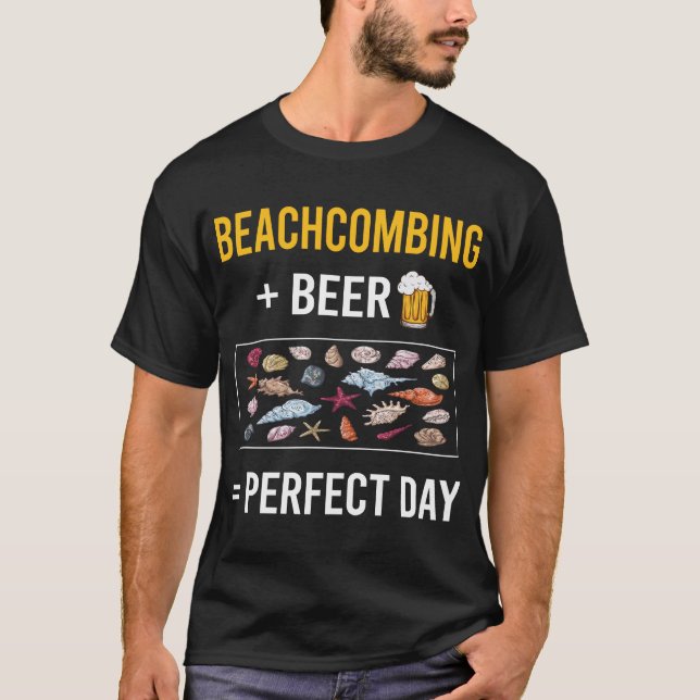 Camiseta Beer Day Beachcombing Beachcomber (Frente)