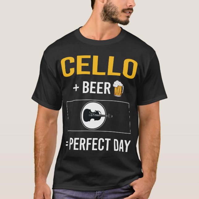 Camiseta Beer Day Cello Cellist (Frente)