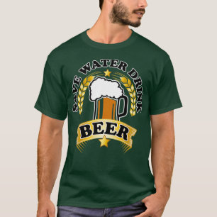 Camiseta Beer Design Save Water