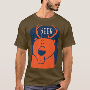 Camiseta Beer Drink fun Bear Premium 371