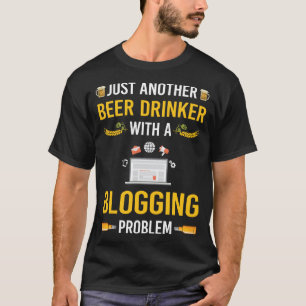 Camiseta Beer Drinker Blogging Blogger