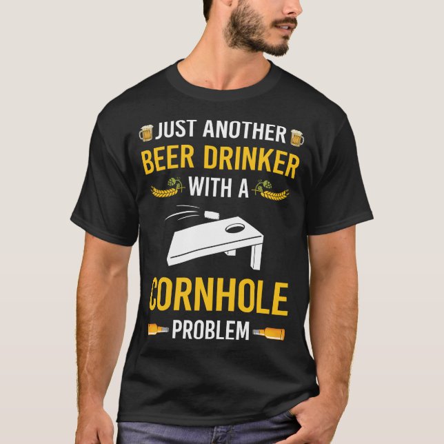 Camiseta Beer Drinker Cornhole (Frente)