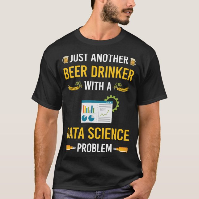 Camiseta Beer Drinker Data Science (Frente)