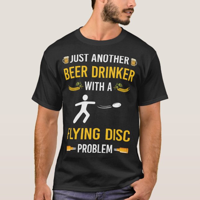 Camiseta Beer Drinker Disco Voador (Frente)