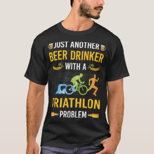 Camiseta Beer Drinker Triathlon Triathlete
