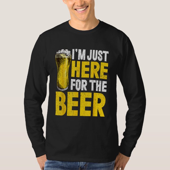 Camiseta Beer Drinking Alcohol Drinkers Men Women (Frente)