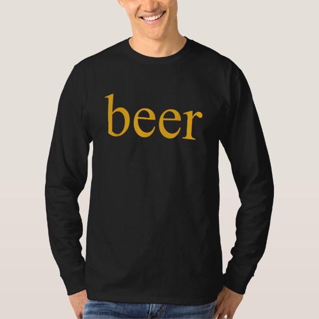 Camiseta Beer Drinking Beer Fan (Frente)