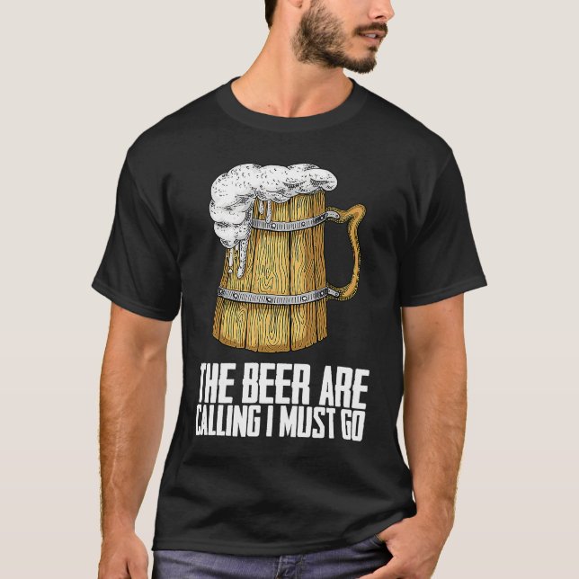 Camiseta Beer drinking  Drink  Beer man (Frente)